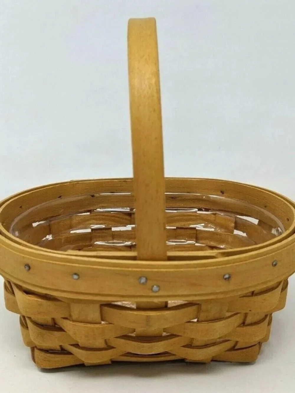 1999 Longaberger Horizon of Hope Woven Basket & Prot. - H 6.75” x W 5” x L 6.5”